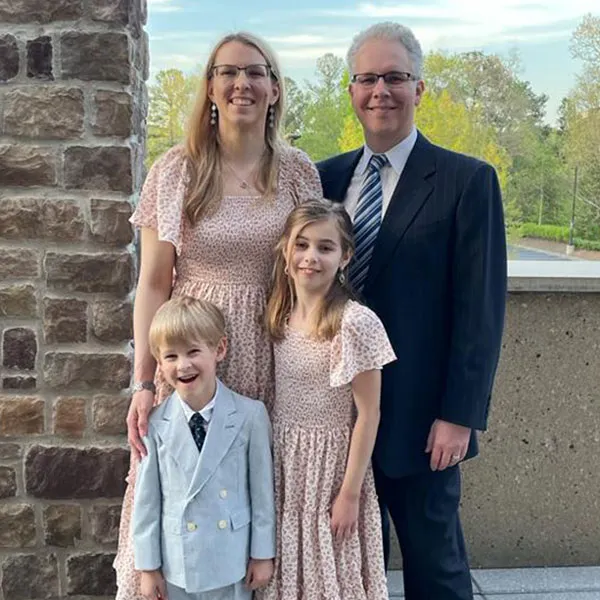 Benjamin Harrison and family